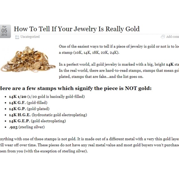GOLD FACTS - Picture 2 of 4